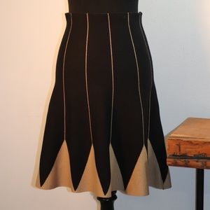 Max Studio Black knit skirt